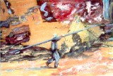 Man with Pole